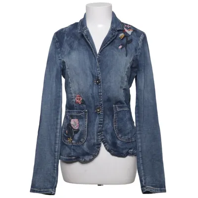 Jeansjacka (Blå) från Denim Elastan, Polyester