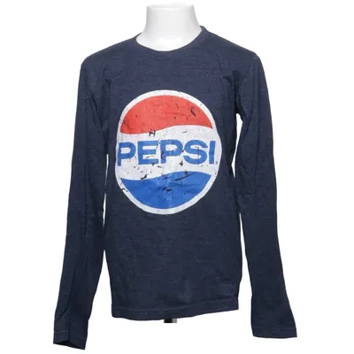 Långärmad t-shirt (Blå, Röd, Vit) från Pepsi Bomull, Polyester