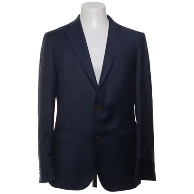 Blazer (Blauw) van Cavaliere Viscose, Wol