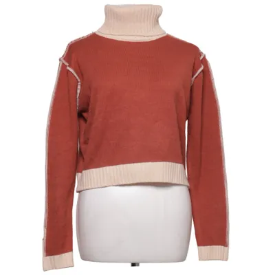 Turtleneck (Brun, Beige) fra 24Colours Akryl, Uld
