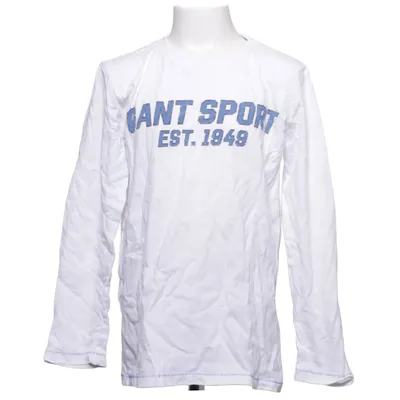 Long sleeve T-shirt (White, Blue) from GANT Sport Cotton