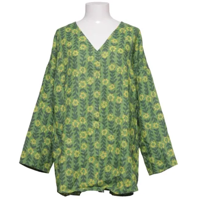 Blouse (Green, Yellow) from Gudrun Sjödén Linen