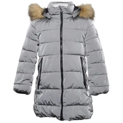 Vinterkappa (Grå) från Reima Pälsimitation, Polyamid, Polyester, Polyuretan