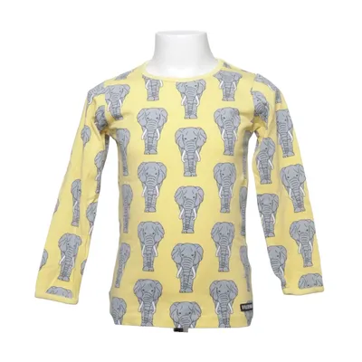 Long sleeve T-shirt (Yellow, Gray) from Villervalla Elastane, Organic cotton