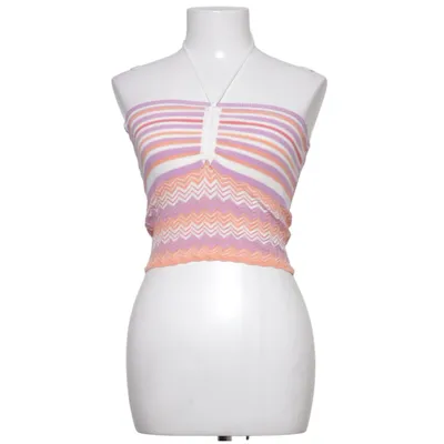 Crop top (Flerfärgad) från Bershka Polyester, Viskos