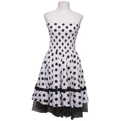 Dress (White, Black) from H&R