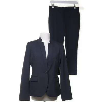 Kostym (Blå) från Zara Basic Collection Elastan, Polyester, Viskos