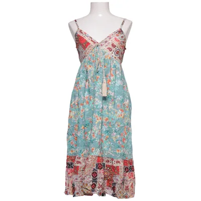 Maxi jurk (Groen, Meerkleurig) Viscose