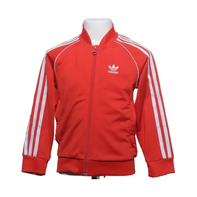 Sports jacket (Red, White) from Adidas Recycled polyester
