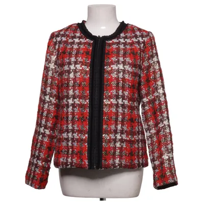 Jacke (Rot, Braun, Weiß) von Sag Harbor Baumwolle, Metallfaser, Polyester, Viskose