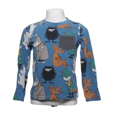 Långärmad t-shirt (Blå, Flerfärgad) från Moomin by Martinex Elastan, Ekologisk bomull