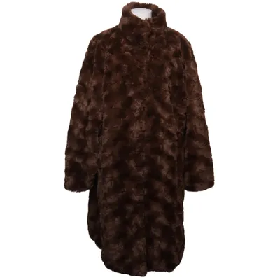 Frakke (Brun) fra Ellos Polyester