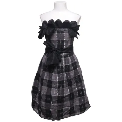 Robe de cocktail (Noir, Gris) de Xanaka Coton, Fibre métallique, Polyester