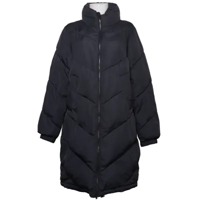Winterjas (Zwart) van Zizzi Polyester
