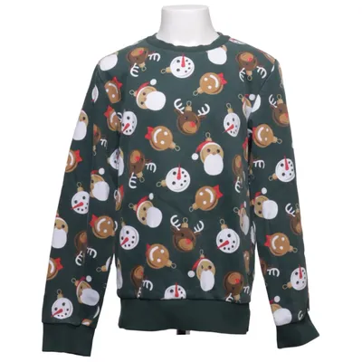Pull de Noël (Vert, Multicolore) de WE Coton, Polyester recyclé