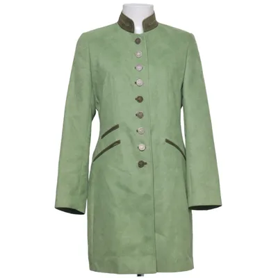 Coat (Green, Brown) from H. Moser Acetate, Polyester