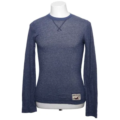 Långärmad t-shirt (Blå) från Hollister Bomull, Polyester