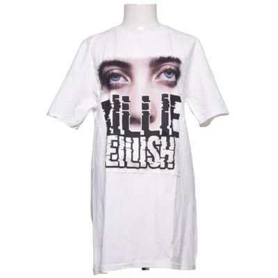 T-shirt (Vit) från L&S Bomull, Elastan