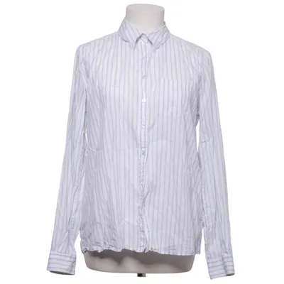 Chemise (Blanc, Bleu) de Robert Friedman Coton, Élasthane, Polyamide