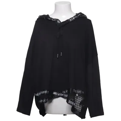 Hoodie (Black) from Trendyol Cotton, Polyester