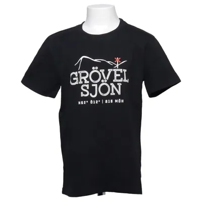 T-shirt (Svart) från Svenska Turistföreningen Ekologisk bomull