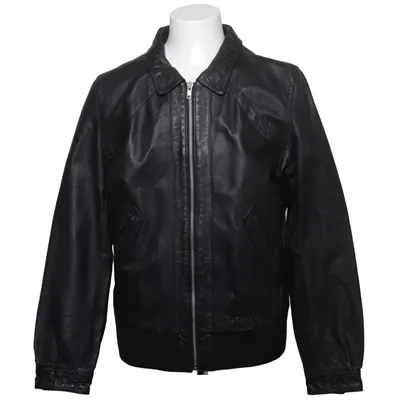 Leren jack (Zwart) van Logo Leer