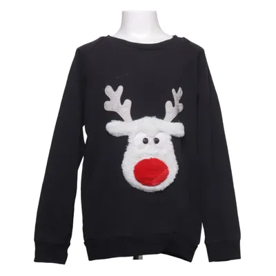 Julesweater (Sort, Flerfarvet) fra Wauw Capow Elastan, Økologisk bomuld, Polyester