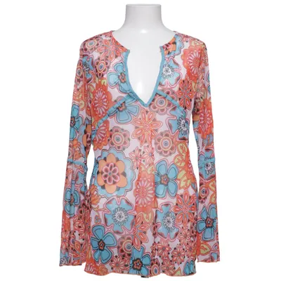 Bluse (Rot, Blau, Mehrfarbig)