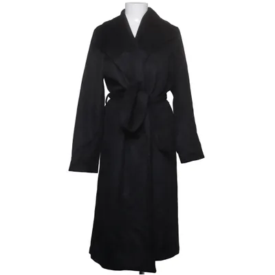 Frakke (Sort) fra Selected Femme Polyester, Uld