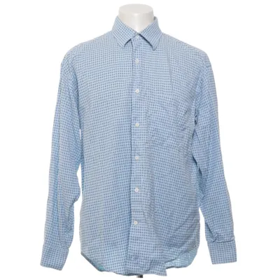 Skjorta (Blå, Vit) från Johnston & Murphy Bomull