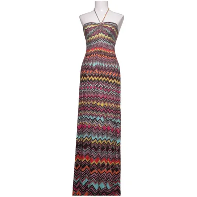 Maxi jurk (Meerkleurig) van Bcbgmaxazria Elastaan, Viscose