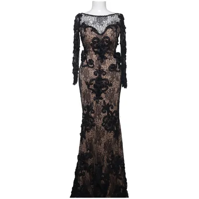 Robe de soirée (Noir, Beige) de Tarikediz