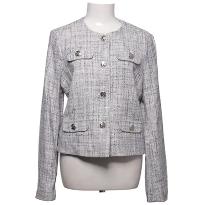 Blazer (Grau, Weiß) von Newhouse Baumwolle, Nylon, Polyester, Viskose