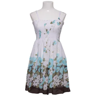 Klänning (Vit, Blå, Brun) från Svensk Design Polyester