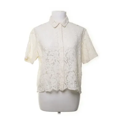 Top (Beige) van Ganni Katoen, Polyester