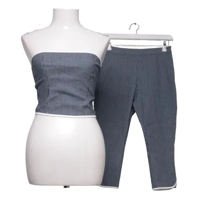 Set (Blå, Vit) från Fashion Nova Bomull, Elastan, Polyester