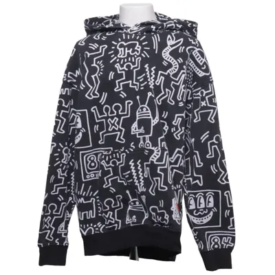 Capuchon sweater (Zwart, Wit) van Keith Haring x H&M Katoen, Polyester