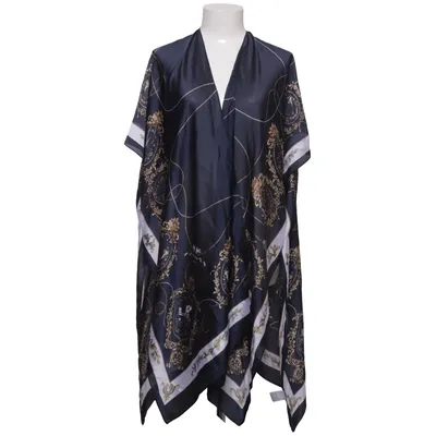 Kimono (Blå, Vit, Guldfärgad) från James Lakeland Polyester