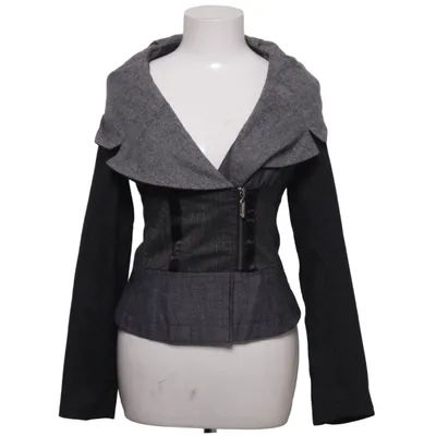 Bikerjack (Grijs, Zwart) van My Collection Acryl, Polyester, Wol