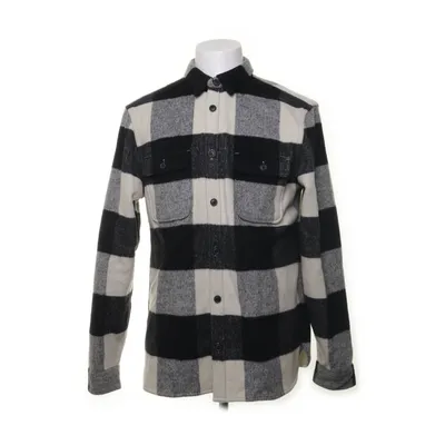 Överskjorta (Vit, Svart) från All Saints Polyester, Ull
