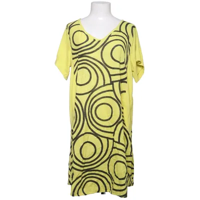Klänning (Gul, Svart, Flerfärgad) från Dress Like Marie Bomull, Elastan