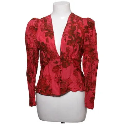 Bluse (Pink, Braun, Mehrfarbig) von H&M Lyocell, Seide