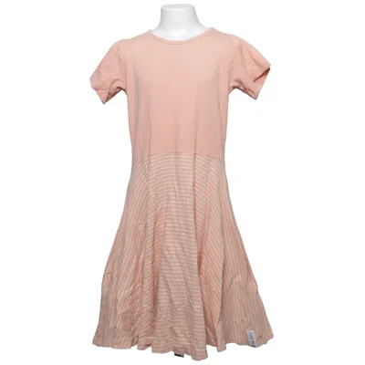 Klänning (Rosa, Vit) från Geggamoja Ekologisk bomull