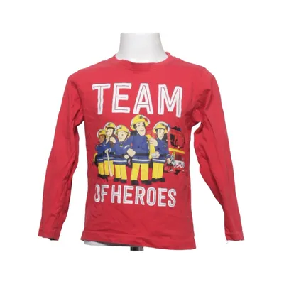 T-shirt à manches longues (Rouge, Multicolore) de Fireman Sam Coton