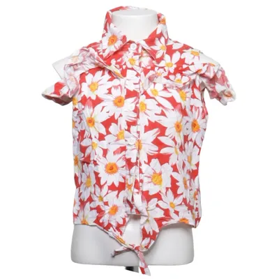 Chemise à manches courtes (Rouge, Blanc, Jaune, Vert) de Lara