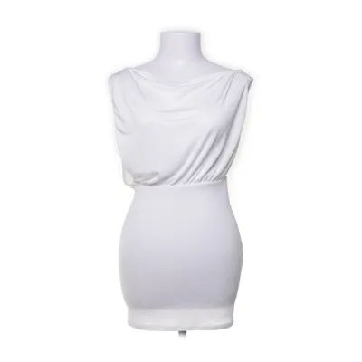 Klänning (Vit) från PrettyLittleThing Polyester, Elastan