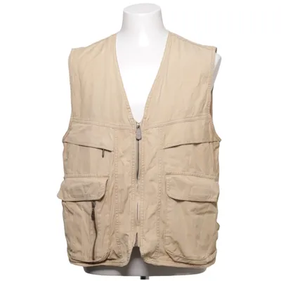 Outer vest (Beige) from Fjällräven Cotton