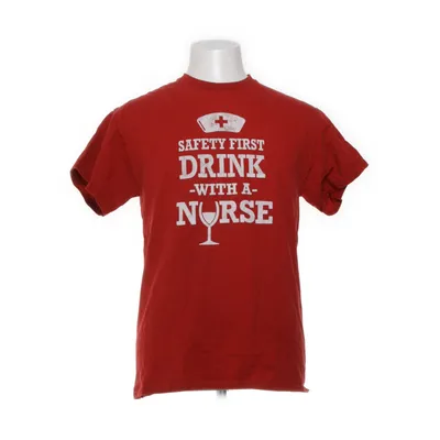 T-shirt (Röd) från Gildan Bomull