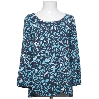 Blus (Blå, Vit, Flerfärgad) från Nanso Elastan, Lyocell, Modal