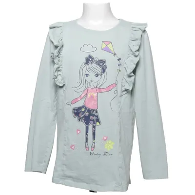Long sleeve T-shirt (Green, Multicolored) from Kids Cotton, Polyester